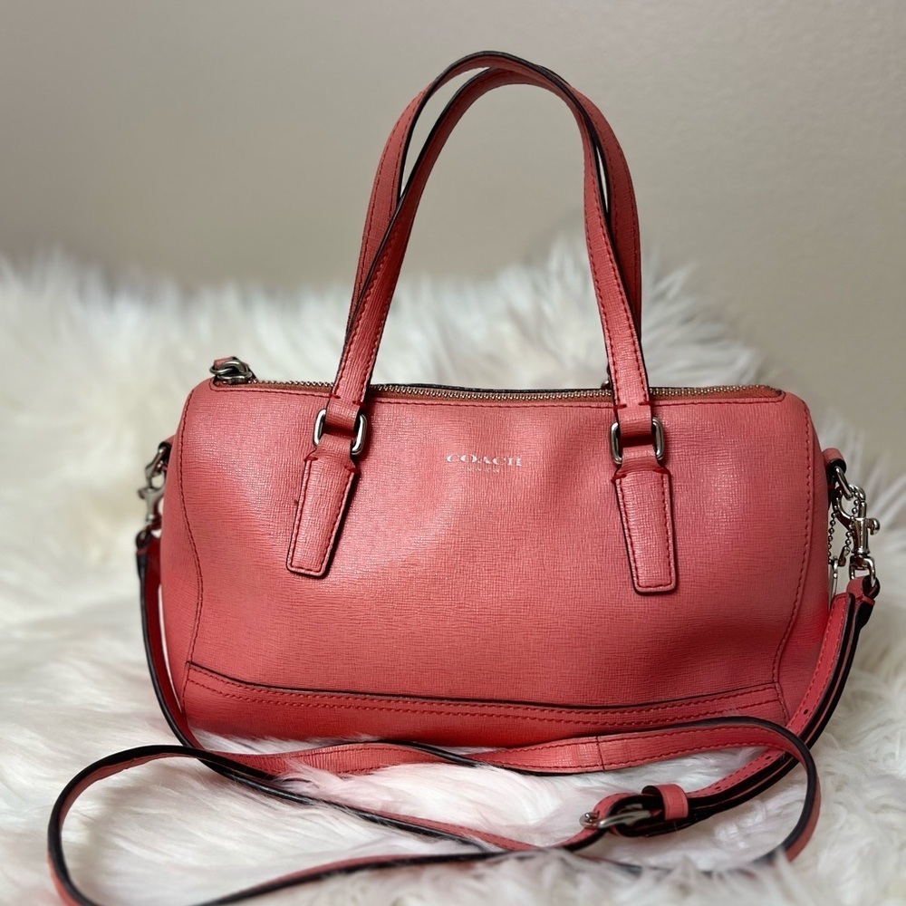 Coach Coral Leather Satchel